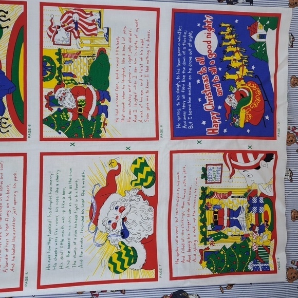 Christmas look & learn soft book collection Princess fabrics inc book pattern - Picture 5 of 7